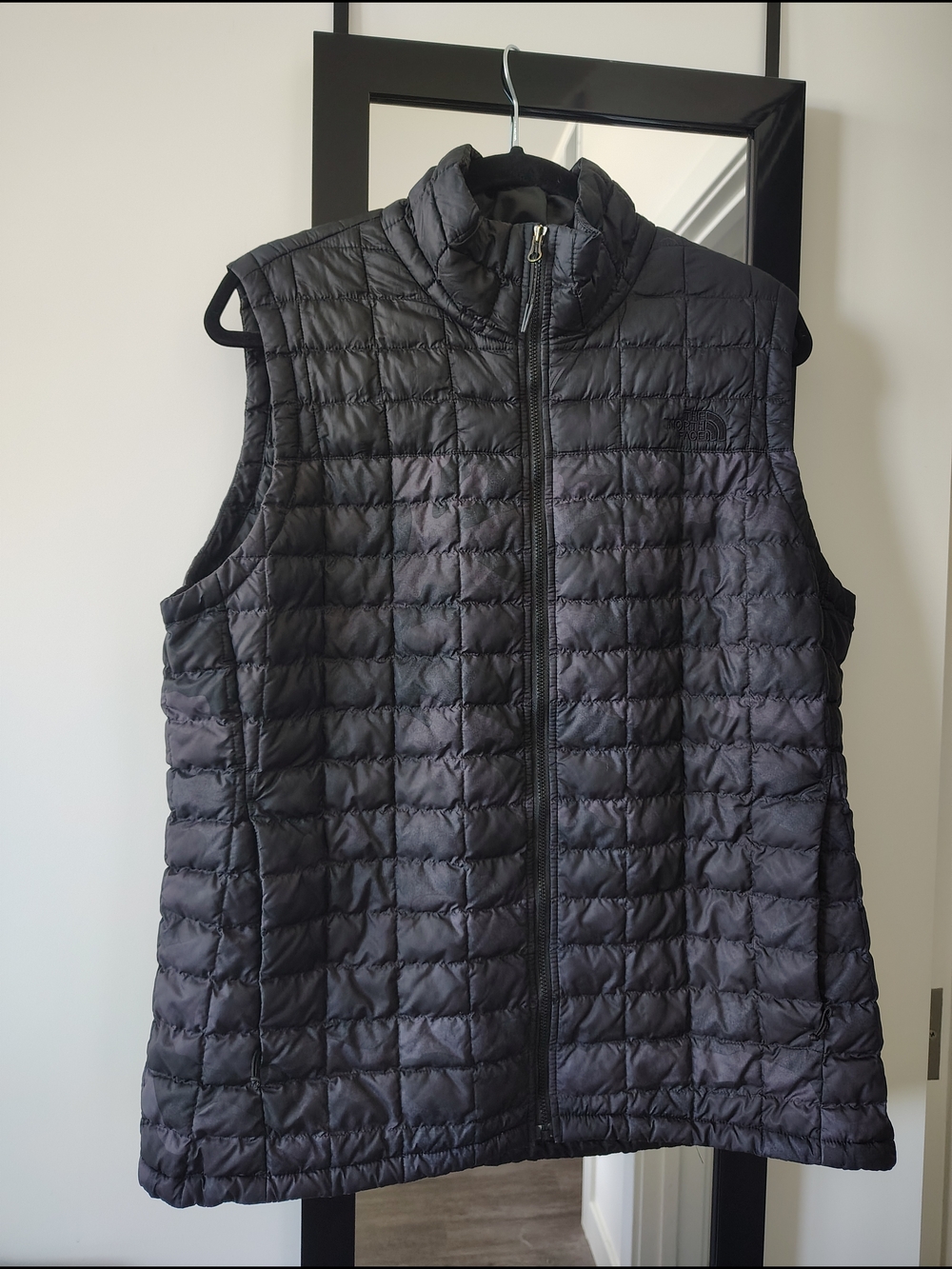 The North Face Black Quilted Packable Vest